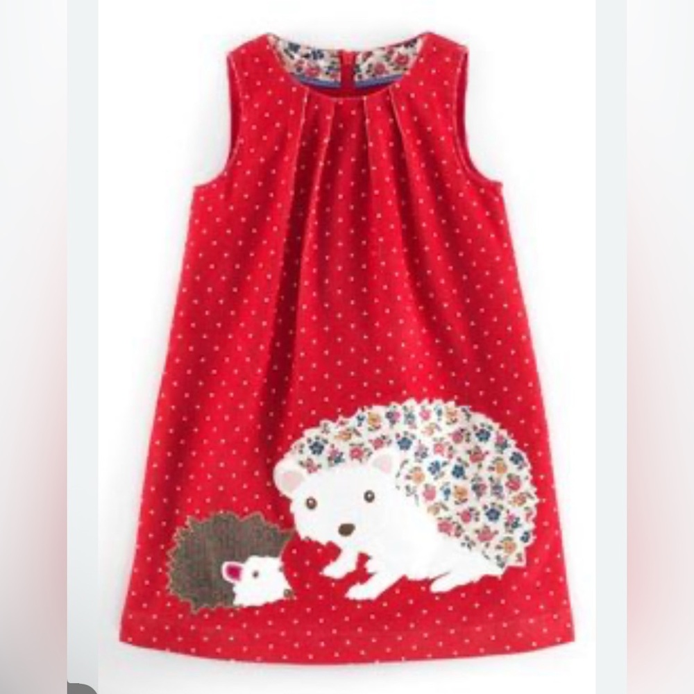 Mini Boden Hedgehog Pinafore